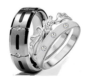 Prstene z ocele - svadobne